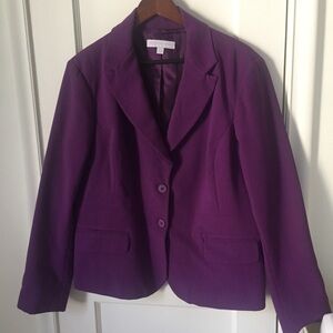 Purple blazer / suit jacket